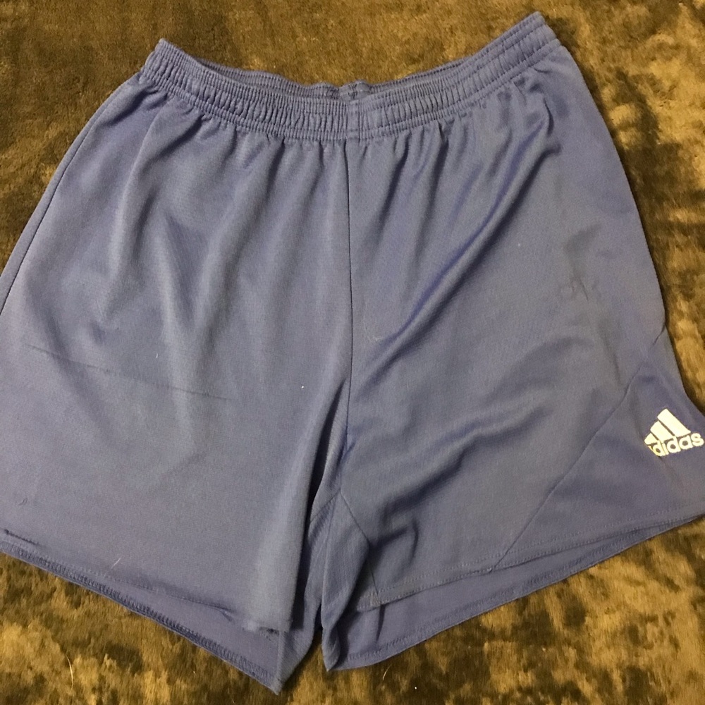 Royal blue soccer shorts